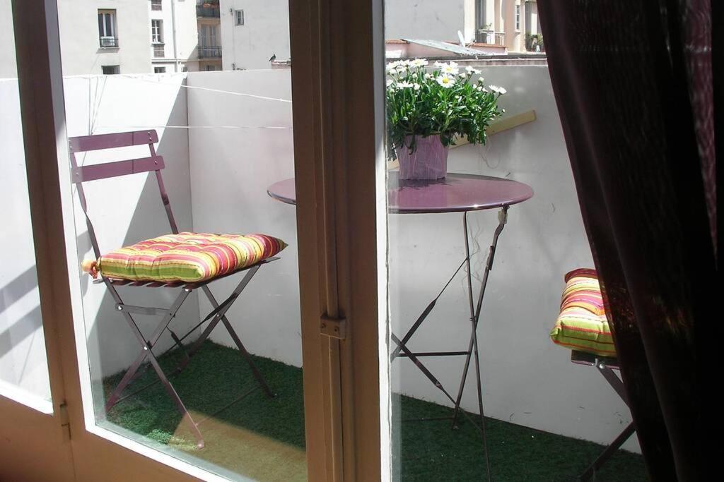 Nice Center - Bright Studio Balcony Wifi & Aircon Lejlighed Eksteriør billede